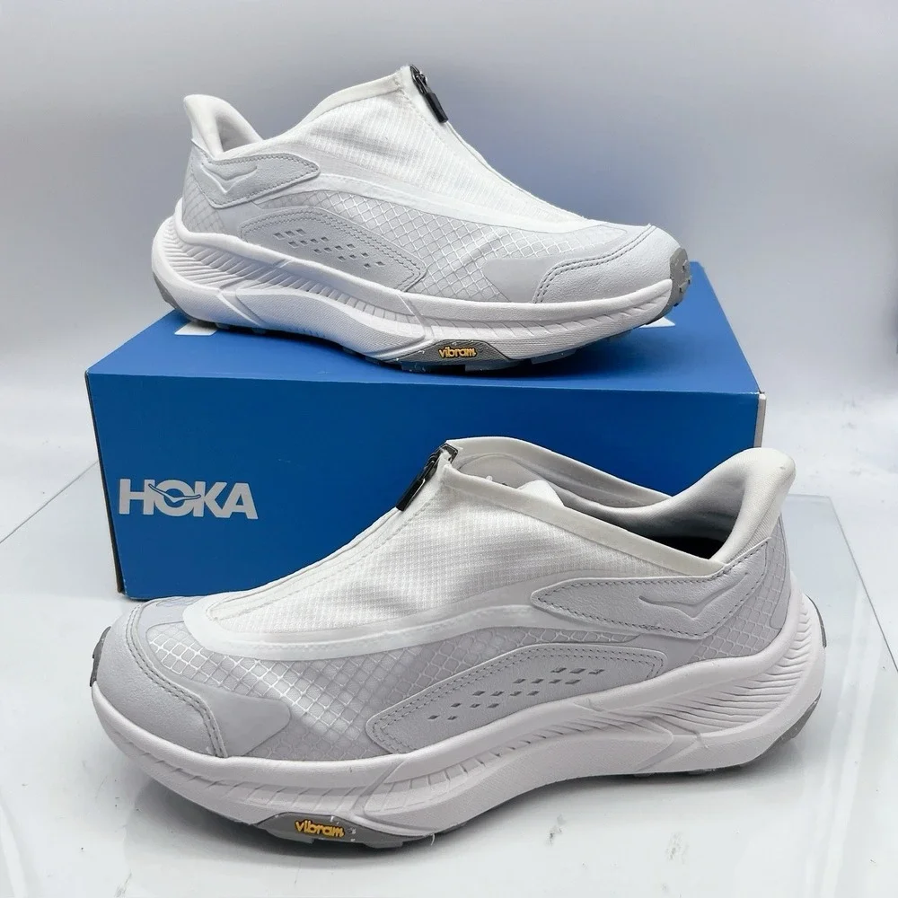 HOKA One One Project Transport Sneakers Running Shoes White Mens US 10 Wms US 11